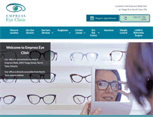 Tablet Screenshot of empresseyeclinic.com